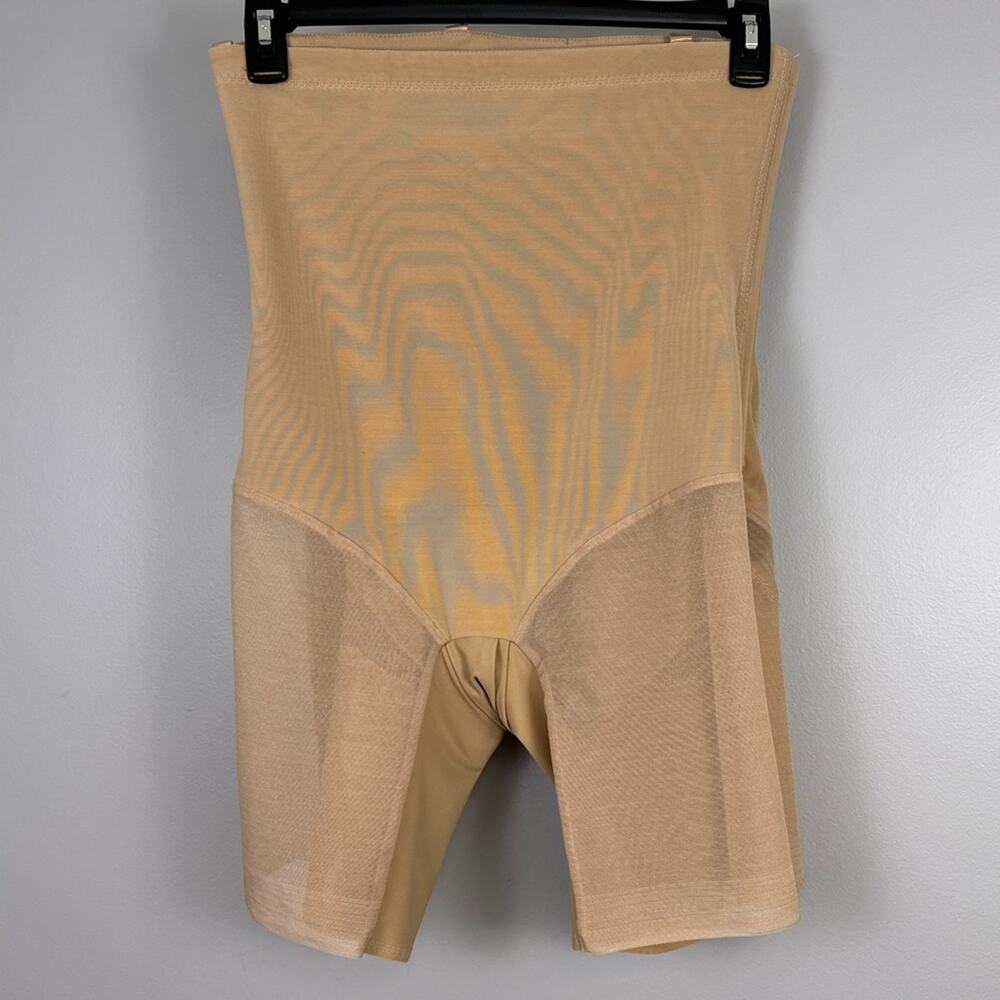 Honeylove SuperPower Short Plus Size 1X Sand Beige Compression Shapewear Shaper